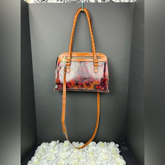 Patricia Nash Calvi leather Satchel Bag, gently used - Picture 2 of 12